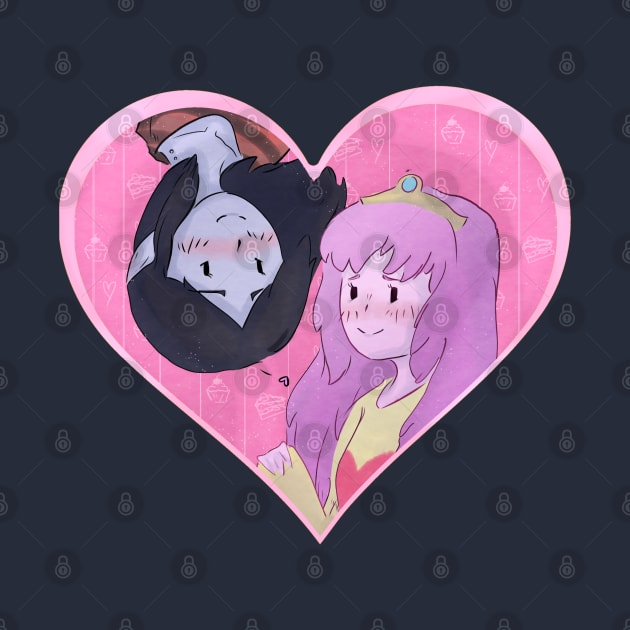 Bubbline. Marceline & PB. Adventure Time by Rosbel