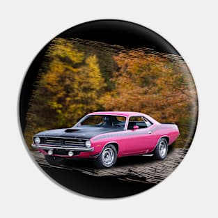 1970  AAR Cuda in our fall day series Pin