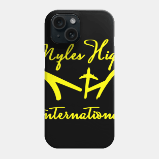 Myles High International Script Yellow Phone Case