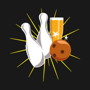 Bowling and beer design T-Shirt