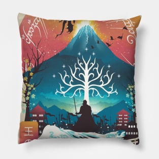 The King Landscape Pillow