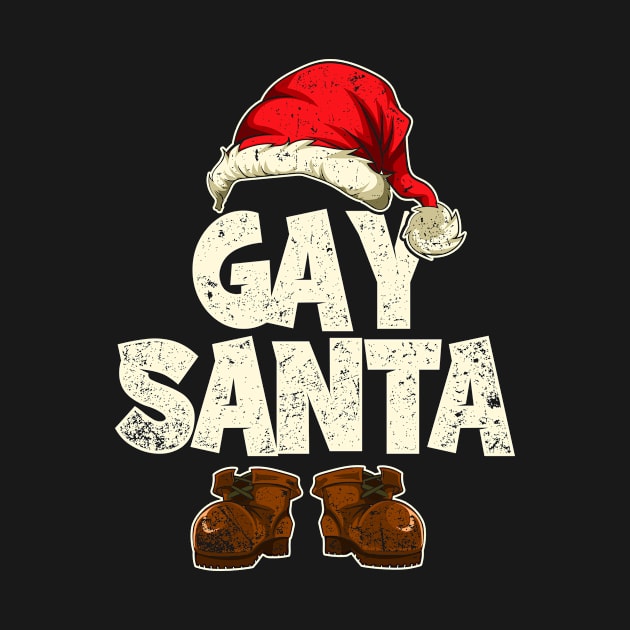 Gay Santa Funny Christmas Xmas by shirtsyoulike