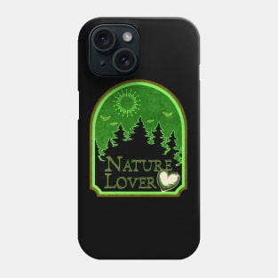 Nature Lover Earth Day Shield Heart Design Phone Case