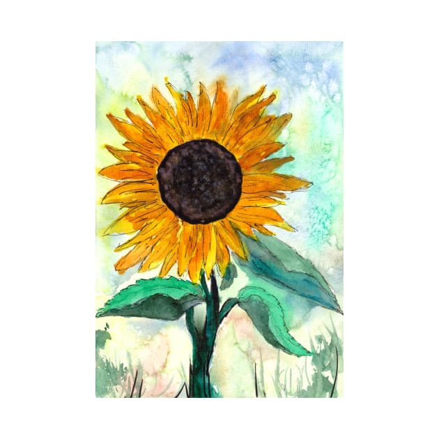 Garden Sunflower by ZeichenbloQ