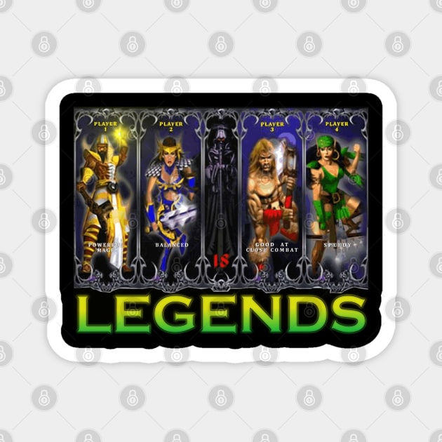 Legends of the Gauntlet Magnet by arcadeheroes