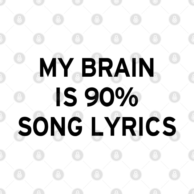 My Brain is 90% Song Lyrics by Venus Complete