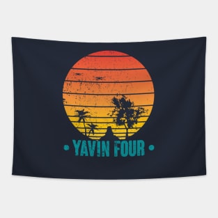 Visit Tropical Yavin Four Tapestry