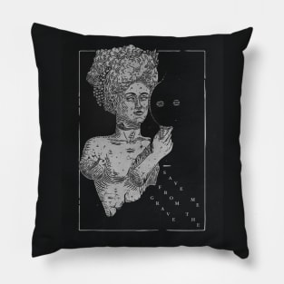 Save Me From the Grave (art print) Pillow