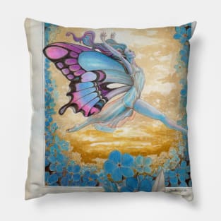 Forget Me Not Fairy Pillow