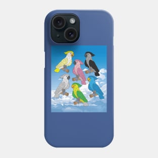 Colorful Cockatoo Bird Parrot Phone Case