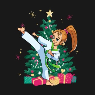 Merry Kickmas Xmas Merry Christmas Gifts T-Shirt