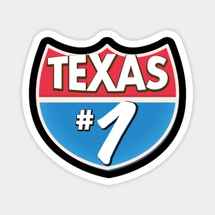 Texas Number 1 Magnet