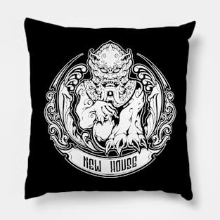 New House Jiujitsu Logo Pillow