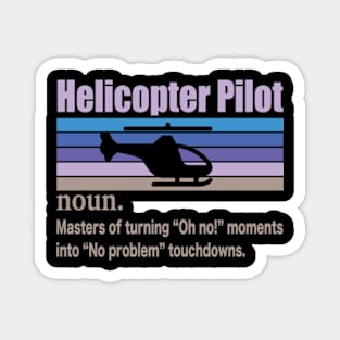 Helicopter Pilot Magnet