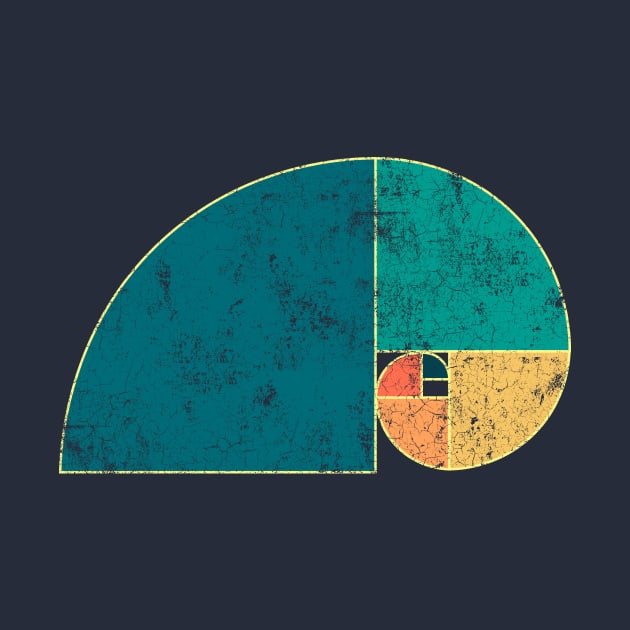 Retro Fibonacci Spiral by vladocar