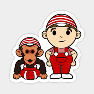 Kurio and Chim Chim Speed Racer Magnet