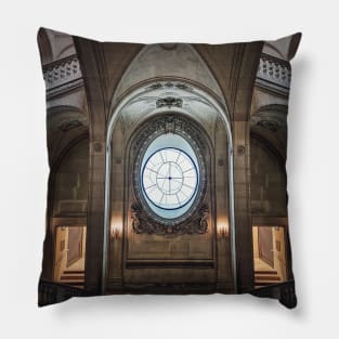 Louvre Palace symmetric architectural details Pillow