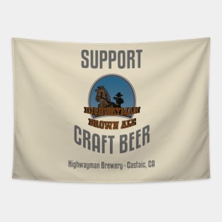 HMB Support Craft Beer: Highwayman Brown Ale Tapestry