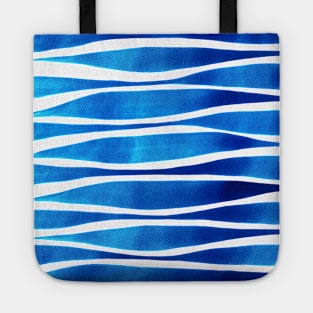 Blue Brushstrokes Tote