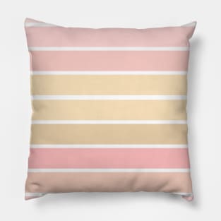 Pink Blush Gradient Stripes Cute Pillow