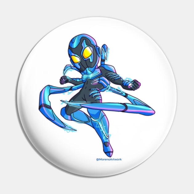 Our Beetle Hero Pin by MorenoArtwork