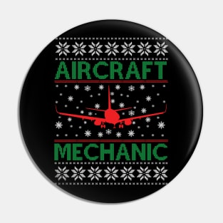 Aircraft Mechanic ugly sweater Pin