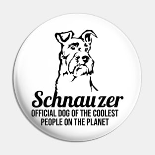 Funny Schnauzer Pin