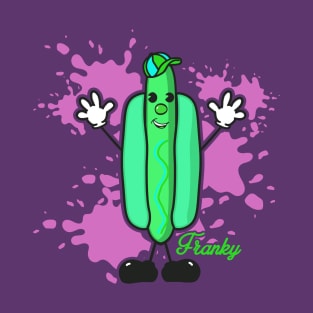 Pop Art for Kids | Franky | Green T-Shirt