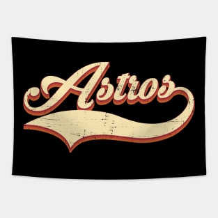 Vintage Astros Retro Style 70s 80s First Name Tapestry