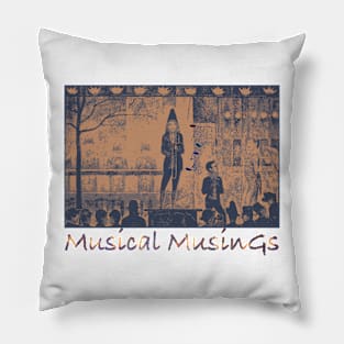 Musical Musings Seurat Pillow