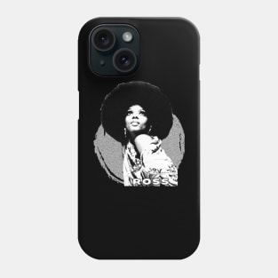 Diana Ross \ Vintage Black White Phone Case