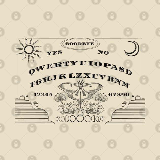 QWERTY Ouija Board - Light by GhostSoda