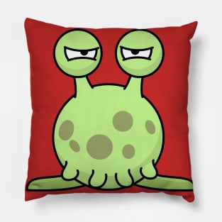 Funny Little Roundy Alien Pillow