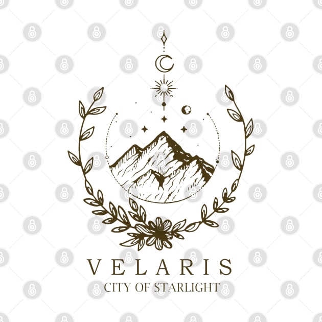 Velaris Sweatshirt A Court of Thorns and Roses Sarah J Maas Hoodie Night Court Sweater Velaris City of Starlight SJM by JDVNart