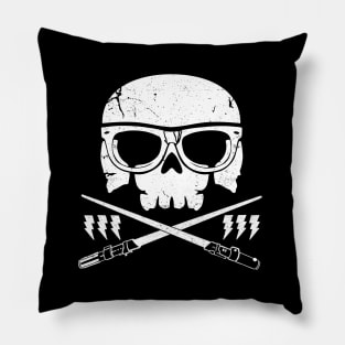 Cordova Club Skull Pillow