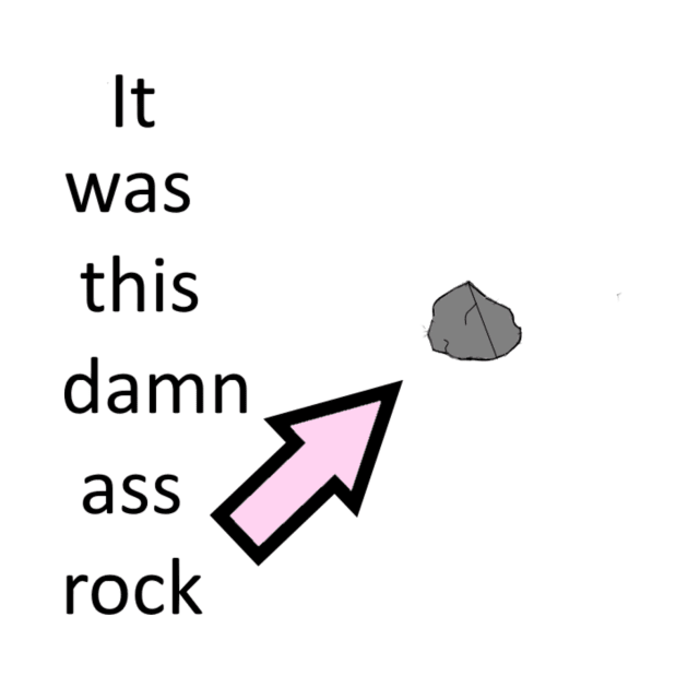 It was this damn ass rock by MajorNate175