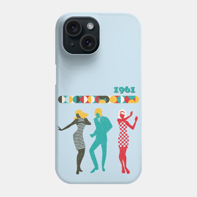 60th birthday 1961 Phone Case by BOEC Gear