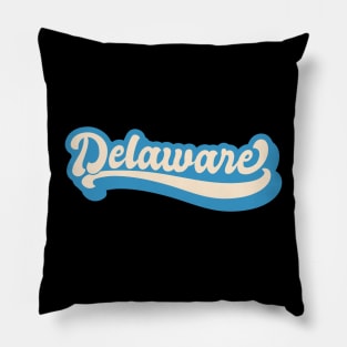 Delaware Retro Pillow