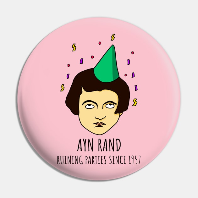 Ayn Rand Pin by unexaminedlife