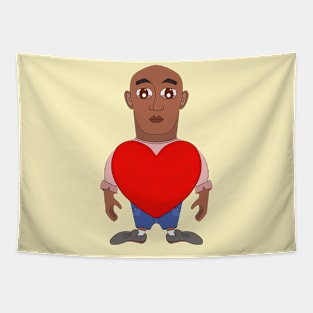 Man in love Tapestry