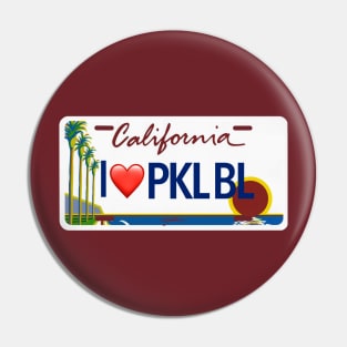 California Dreamin Pickleball License Pin