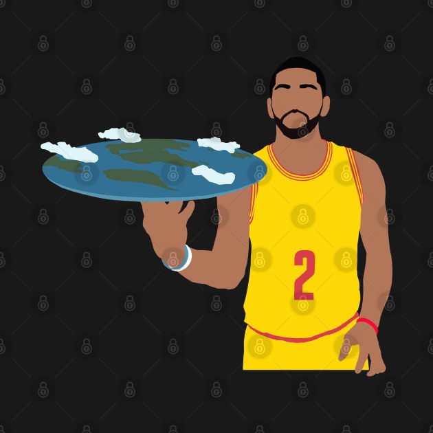 Kyrie Irving Flat Earth by rattraptees