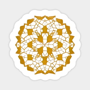 Beatiful golden pattern Magnet