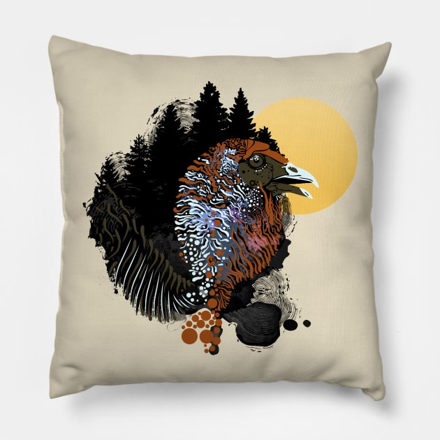 Osceola Turkey Pillow by FITmedia