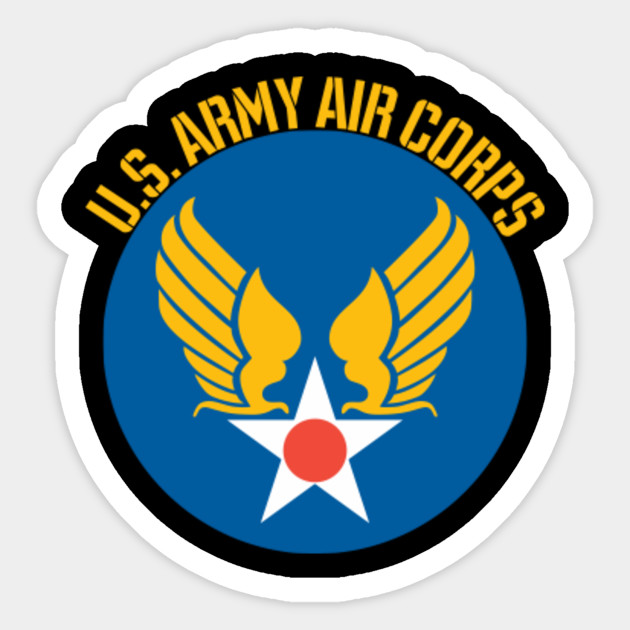 Vintage Us Army Air Corps Us Army Air Corps Sticker Teepublic