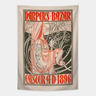 Harper's Bazar Easter Cover 1896 Tapestry