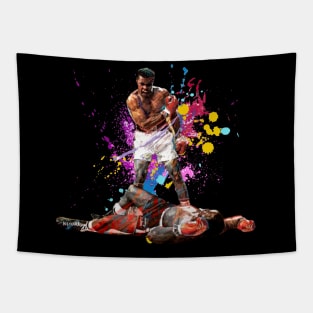 Muhammad Ali Brush Tapestry