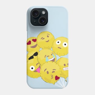 Emoticon balloons Phone Case