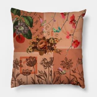 Beautiful Floral Art Print Pillow