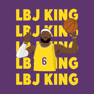 LBJ King - Los Angeles T-Shirt